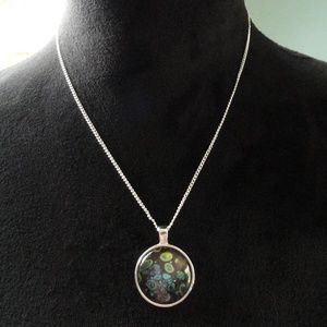 Paint Pour Skin Necklace